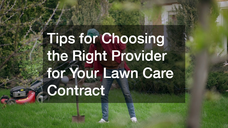 a lawn care provider